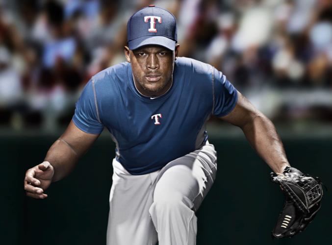 Adrian Beltre Jr. connects with a pitch from his father, Adrian Beltre,  Read more here